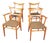 German Cow Horn Dining Armchairs from Lübke, 1950s, Set of 4 For Sale