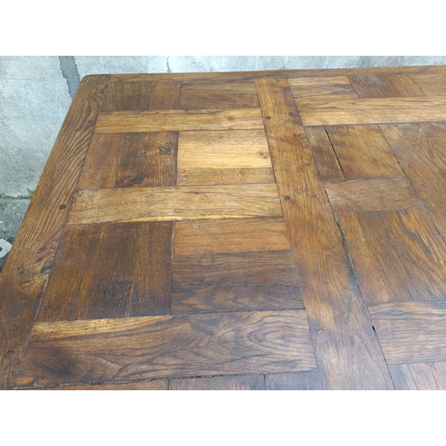Antique Oak Farmhouse Table, 1890s For Sale - Image 14 of 18