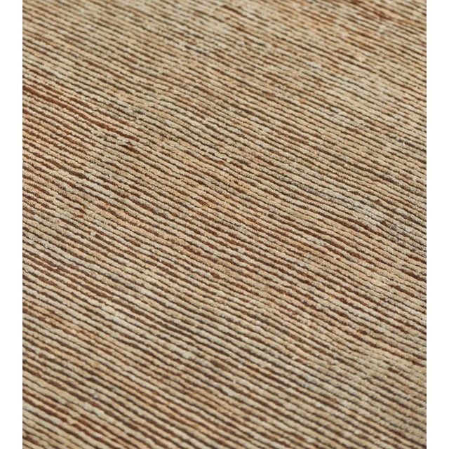 Textile Handwoven Flatweave Hemp Rug 8x10 For Sale - Image 7 of 8