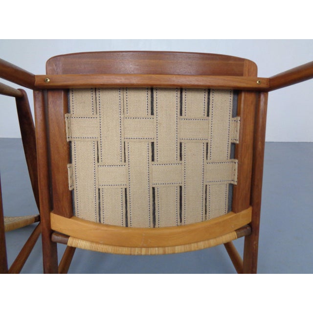 Upholstered Teak Lounge Chairs by Hartmut Lohmeyer for Wilkhahn, 1960s, Set of 2 For Sale - Image 16 of 18