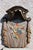 Large heraldic mantle panel in carved and painted wood with a gold and silver leaf finish, generally in good condition;...