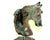 Natural Emerald Gemstone Horse Bust Sculpture Hand Carved Cherry Blossom For Sale In Los Angeles - Image 6 of 13