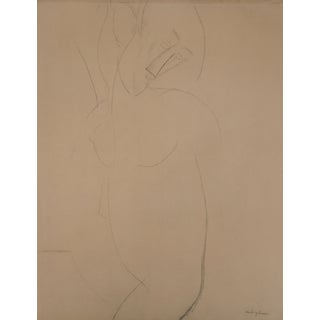 After Amedeo Modigliani, Caryatide, 1959, Lithograph For Sale
