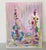 Abstract painting on stretched canvas Pink Malca’s by Elia.
