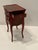 Wood Red & Gold Chinoiserie Antique End Table For Sale - Image 7 of 10