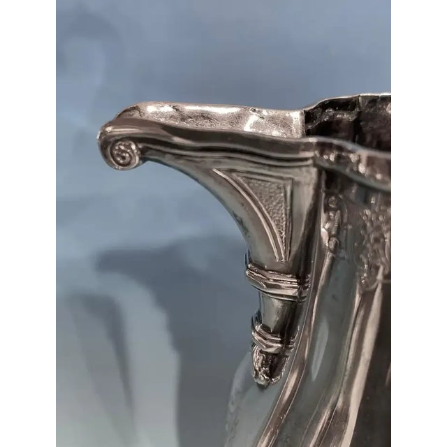 19th Century Belgium Silver Coffee & Tea Set - Set of 4 For Sale - Image 4 of 12