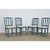 Swedish Gustavian 18th Century Set of Four Painted Side Chairs For Sale - Image 12 of 14