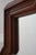 Brown Harden Distressed Cherry Shapely Frame Mirror For Sale - Image 8 of 10
