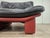 Red and Black Leather Armchair attributed to Nicoletti Salotti, 1980 For Sale - Image 14 of 18