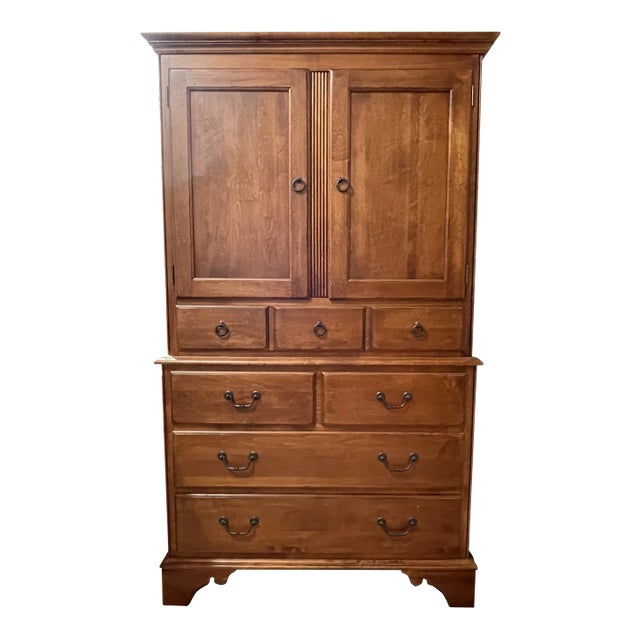 1990s Ethan Allen Country Crossings Door Chest For Sale