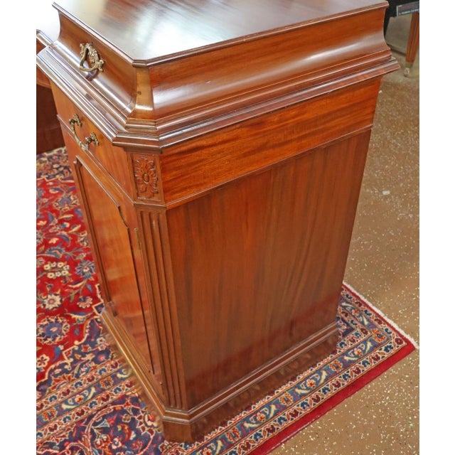 Late 19th Century English Mahogany Regency Style Server Buffet Sideboard For Sale - Image 9 of 16