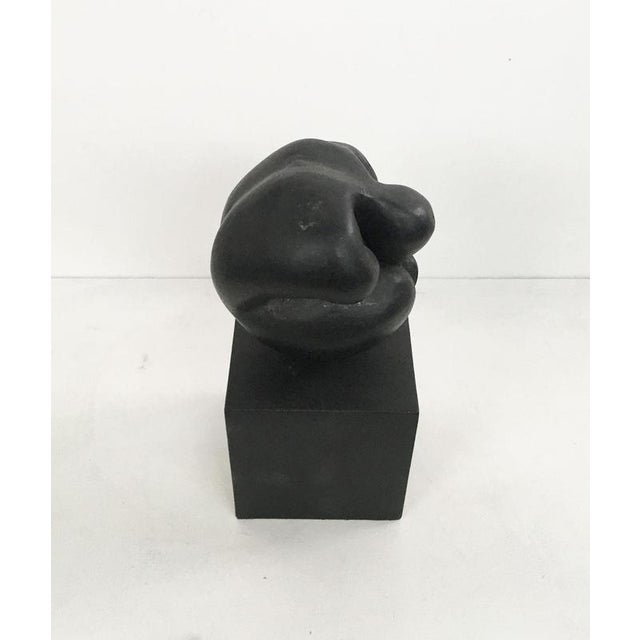 Patrizia Guerresi, Italian Black Abstract Sculpture, 1988, Aluminum For Sale - Image 9 of 16