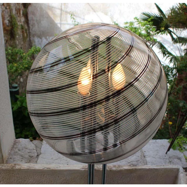 Floor Lamp Massimo and Lella Vignelli in the style of Venini, circa 1970 For Sale In Los Angeles - Image 6 of 8