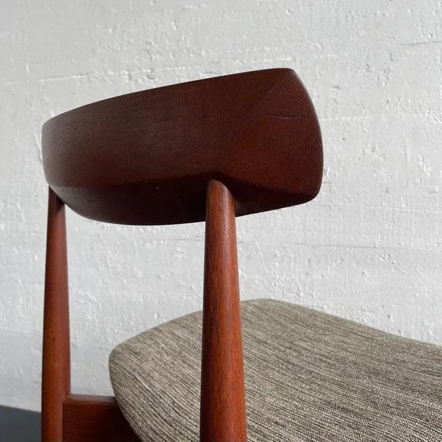 Brown Pair of 1960s Teak Side Dining Chairs by h.w. Klein for Bramin Mobler For Sale - Image 8 of 10
