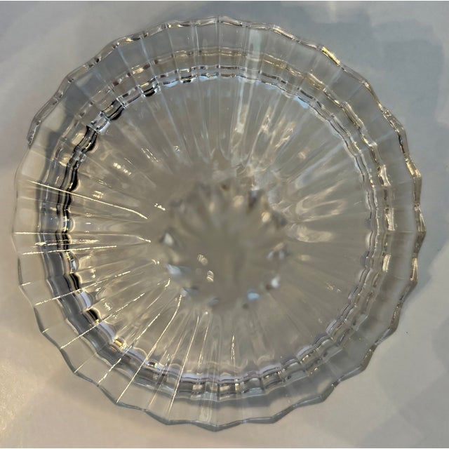 Godinger Fifth Avenue 24% Lead Crystal, Retired Biscuit Barrel, Lidded Jar For Sale - Image 4 of 6