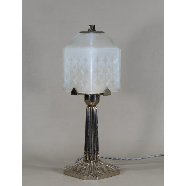 Art Deco French Art Deco Lamp by Simonet & Dieupart 1930 France For Sale - Image 3 of 14