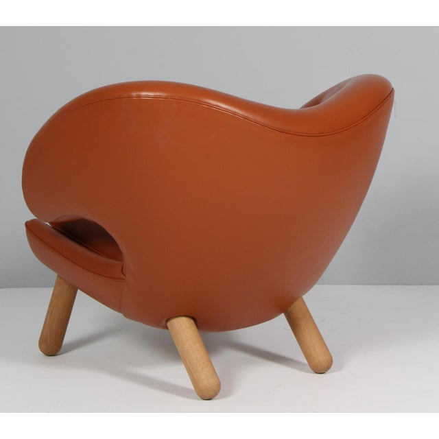 Danish Pelikan Lounge Chair with Oak Legs by Finn Juhl, 1940s For Sale - Image 9 of 10