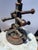 Here we have a custom made lamp base made from antique/vintage large industrial screws/bolts and various other industrial...