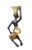 Mid-Century Modern Mid-Century Modern Brass Woman Figure Candleholder For Sale - Image 3 of 4