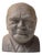 Vintage Winston Churchill Bank Bust in Ceramic from Søholm, 1979 For Sale