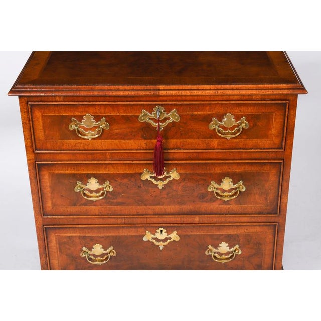 Vintage Bedside Tables in Burr Walnut, Set of 2 For Sale - Image 13 of 18