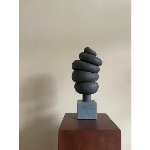 Contemporary Modder Reclaiming Her Power Ceramic Sculpture by Françoise Jeffrey For Sale - Image 3 of 8