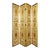Fine Decorative Arts Gilded Paint Decorated Florentine 4 Panel Dressing Screen For Sale