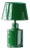 Contemporary Matthew Izzo Home Emerald Enamel Table Lamp For Sale