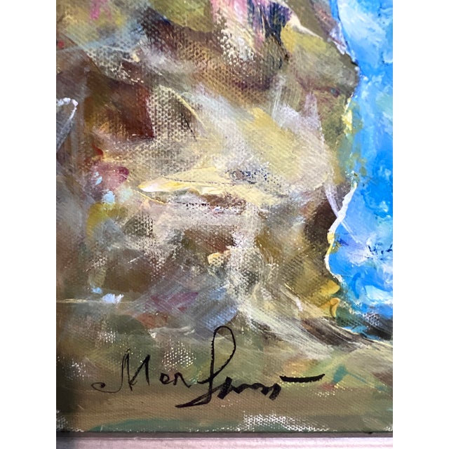 A beautiful original oil on canvas by Max Shekhter (b. 1938), an American artist known for his serene Florida and Southern...