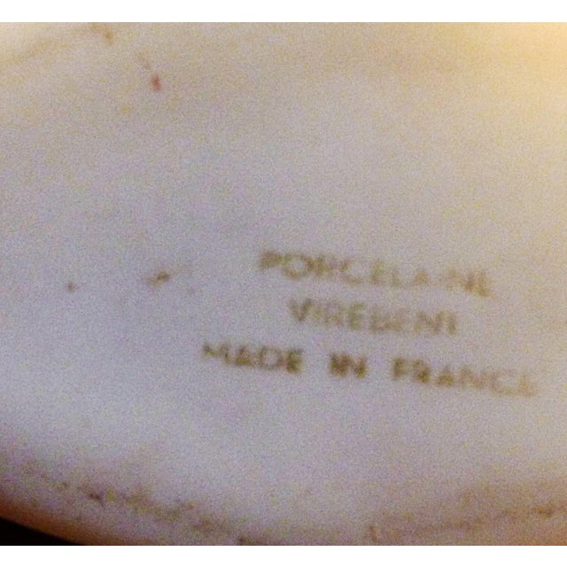 1970s Lentil-Shaped Porcelain Vase from Virebent, 1970s-1980s For Sale - Image 5 of 6