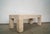 Karl Springer 1970’s Hollywood Regency Italian Travertine Coffee Table For Sale - Image 4 of 12
