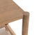Contemporary Coastal Woven Shelf Oak Side Table For Sale - Image 4 of 6