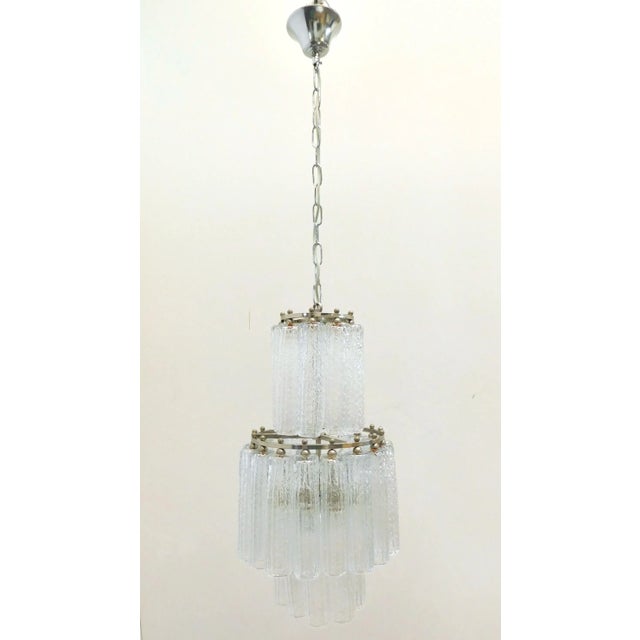 Mid-Century Modern Mid 20th Century Corteccia Chandelier For Sale - Image 3 of 6