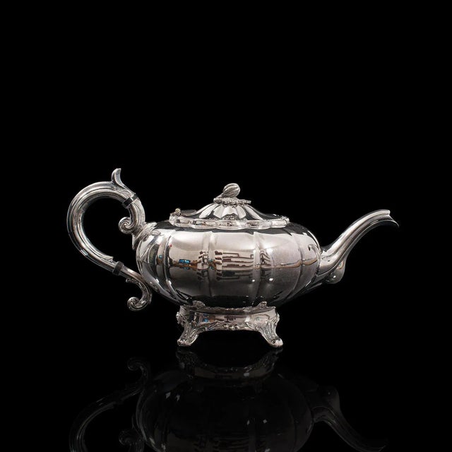 Circa 1950 Silver Plated Viners of Sheffield Tea Service - 2 Pieces For Sale - Image 6 of 13
