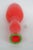 Mid-Century Modern Richard Jones Art Glass Vase Signed 1998 Studio Paran Orange and Green 4924b For Sale - Image 3 of 8