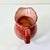 1990s Boho Chic Farmhouse Scalloped Handle Hand Painted Ceramic Pitcher. For Sale - Image 6 of 14