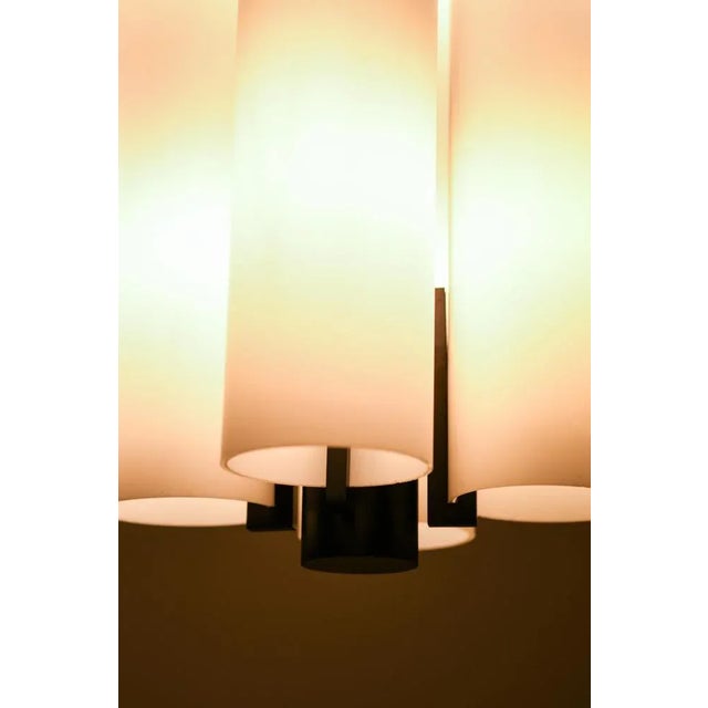 Large White Ceiling Lamp, 1960s For Sale - Image 9 of 11