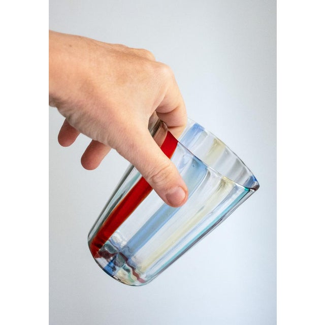 Purpurri of Angelo Ballarin Glasses by Mariana Iskra, Set of 6 For Sale - Image 11 of 18