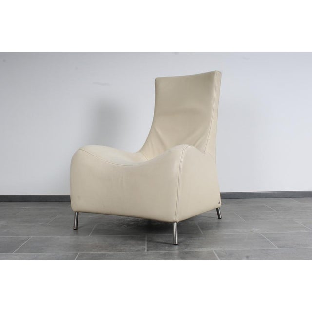 Vintage DS 264 White Leather Lounge Chair by Matthias Hoffmann for De Sede , 1990s For Sale - Image 18 of 18