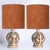 Ceramic table lamps by Soholm, Denmark, 1960s. This high-end sculptural piece is handmade ceramic in beige, brown and...