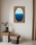 Contemporary Rebecca Koury "Tapestry of the Ocean #2" Navy Blue Gold Contemporary Abstract Painting, Acrylic and Mixed Media on Canvas, Carmel California Art For Sale - Image 3 of 4