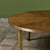 Round Walnut Coffee Table With Brass Detail For Sale - Image 12 of 12