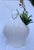 Trompe-L’oeil White Ceramic Knotted Linen Satchel Vase by Sigma the Taste Setter For Sale - Image 9 of 9