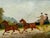 *908 Philip H. Rideout British Edwardian Coaching Scene Going to Fair Oil Painting Decorative signed British sporting oil...