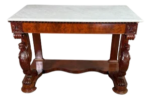 Early 19th Century French Consulate Empire Console With Eagles