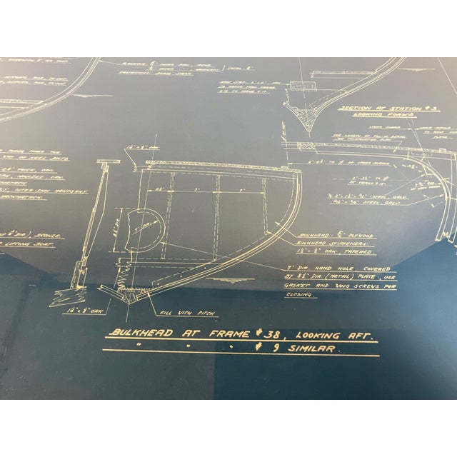 Yankee One Design Class Hull Blueprint For Sale - Image 11 of 12