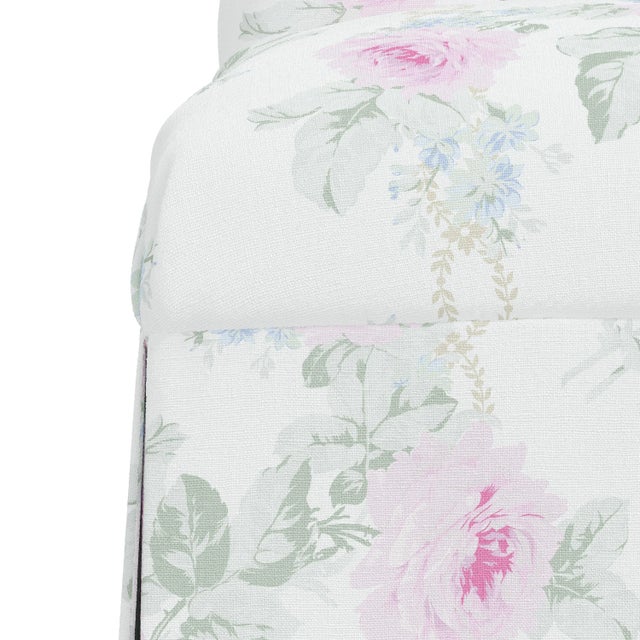 Not Yet Made - Made To Order Rachel Ashwell x Cloth & Co Slipcover Dining Chair in Pink Royal Bouquet For Sale - Image 5 of 7