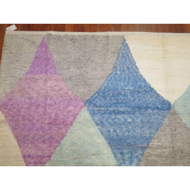 Early 21st Century Vintage Inspired Turkish Tulu Room Size Carpet For Sale - Image 5 of 6