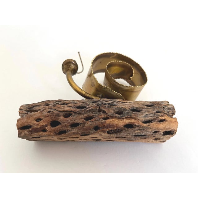 1970s Torch Cut Snail Sculpture For Sale - Image 16 of 18