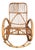 Vintage Boho Rocking Chair in Bamboo by Franco Albini for Veranda or Terrace, Italy, 1950s For Sale